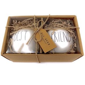Rae Dunn “Best” “Friend” Ceramic Ornaments